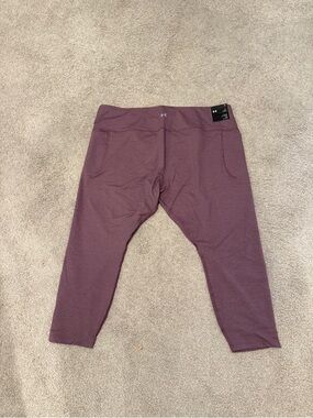 Under Armour plus size Plum High-Rise Ankle Leggings